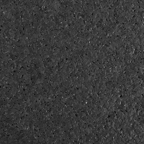 Rubber Tile Interlocking 2x2 Ft 8 mm Black texture.