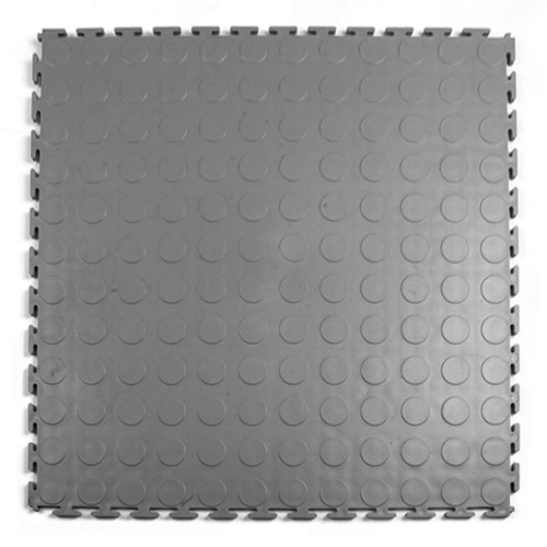 Warehouse Floor Coin PVC Tile Gray