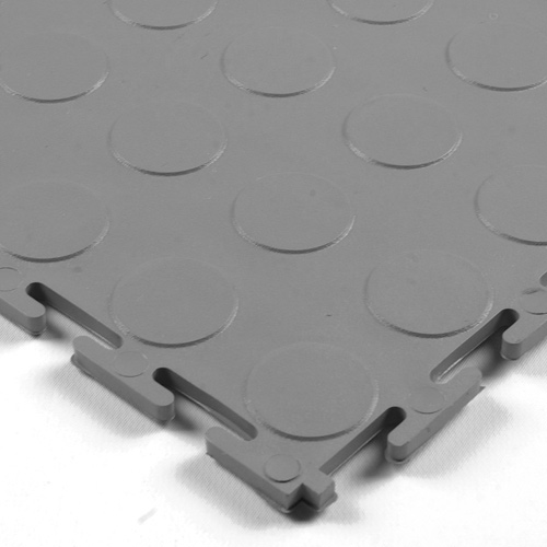 Warehouse Floor Coin PVC Tile Gray.