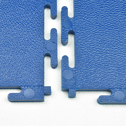mooth Top PVC Interlocking Color Ever Blue interlock