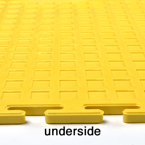 Smooth Top PVC Interlocking Color Ever Yellow Full