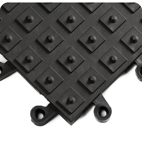 ErgoDeck No-Slip Cleats Solid 18x18 Inch Tile Case of 10 no border