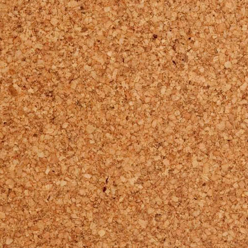 close up of cork underlayment