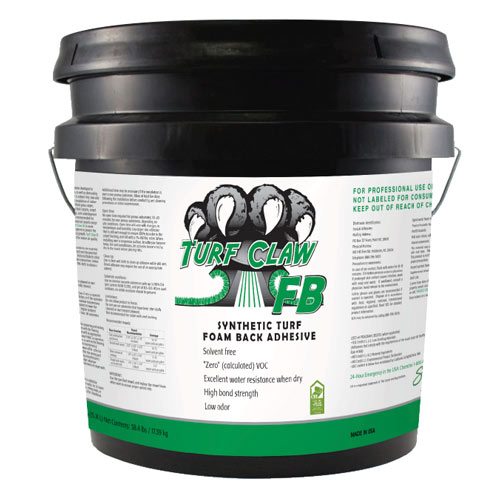 Adhesive Turf Claw FB Foam Back Adhesive 4 Gal.