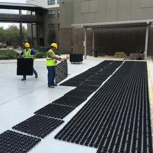 artificial turf drainage tiles