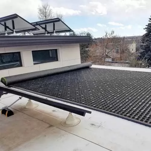 Roof Open Drainage Tile systems roof.
