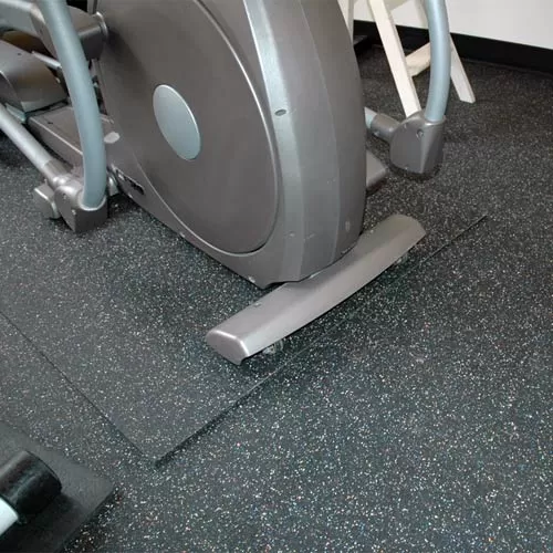 Rubber Flooring Rolls 3/8 Inch 10% Confetti for gym matting