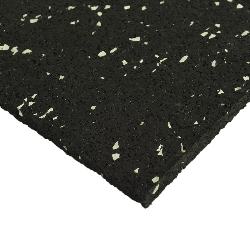 Rubber Flooring Roll Geneva Express 8 mm 10% Color 25 LF eggshell