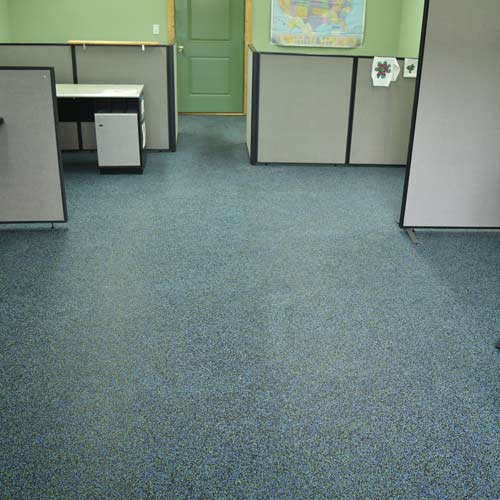 Interlocking Colored Rubber Flooring Tiles, 3x3 feet