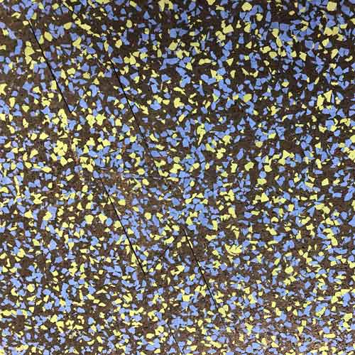 Interlocking Colored Rubber Floor