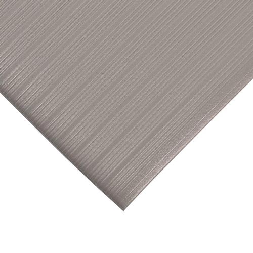 Airug Mat Anti-Fatigue 2x3 ft x 3/8 inch gray corner.