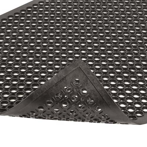 Complete Comfort™ Anti-Fatigue Mat w/Holes 5/8 Thick 3' x 5' Black