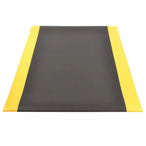Blade Runner with Dyna Shield Anti-Fatigue Mat 2x6 ft black and yellow full.