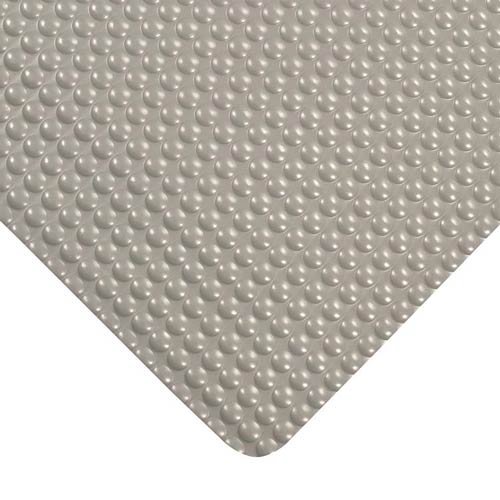 Bubble Trax Ultra Anti-Fatigue Mat 2x75 ft close corner gray.