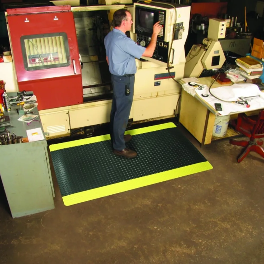 non slip foam Cushion Trax Ultra Anti-Fatigue Mat with shoe