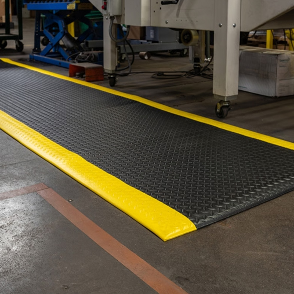 Diamond Sof-Tred With Dyna Shield Anti-Fatigue Mat 2x60 ft industrial install