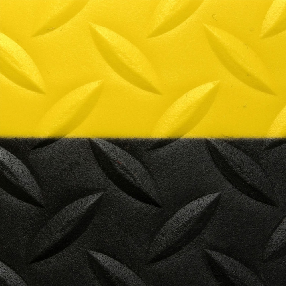 Diamond Sof-Tred With Dyna Shield Anti-Fatigue Mat 3X6 ft yellow mat texture