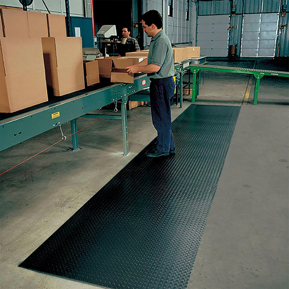 Diamond Sof-Tred With Dyna Shield Anti-Fatigue Mat 4x60 ft package processing area