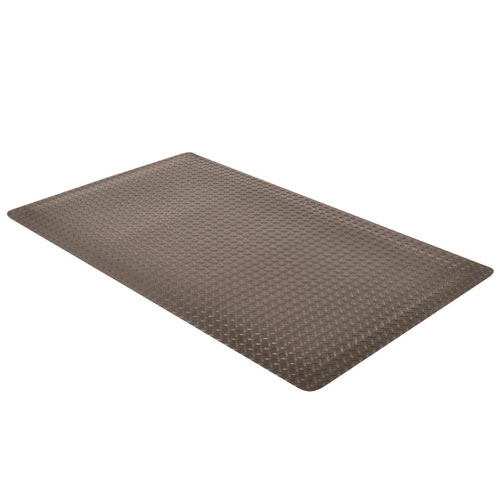 Diamond Tuff Anti-Fatigue Mat 2x75 ft full ang black.