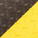 Diamond Tuff Anti-Fatigue Mat 2x75 ft Black Yellow