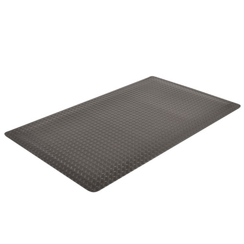 Diamond Tuff Max Anti-Fatigue Mat 3X5 ft full ang black.