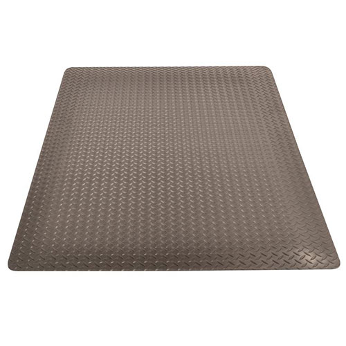 Dura Trax Anti-Fatigue Mat 4x75 ft full tile black.