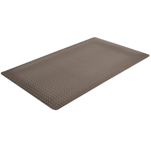 Dura Trax Anti-Fatigue Mat 3x75 ft full ang black.