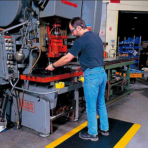 Dura Trax Anti-Fatigue Mat 3X5 ft install.