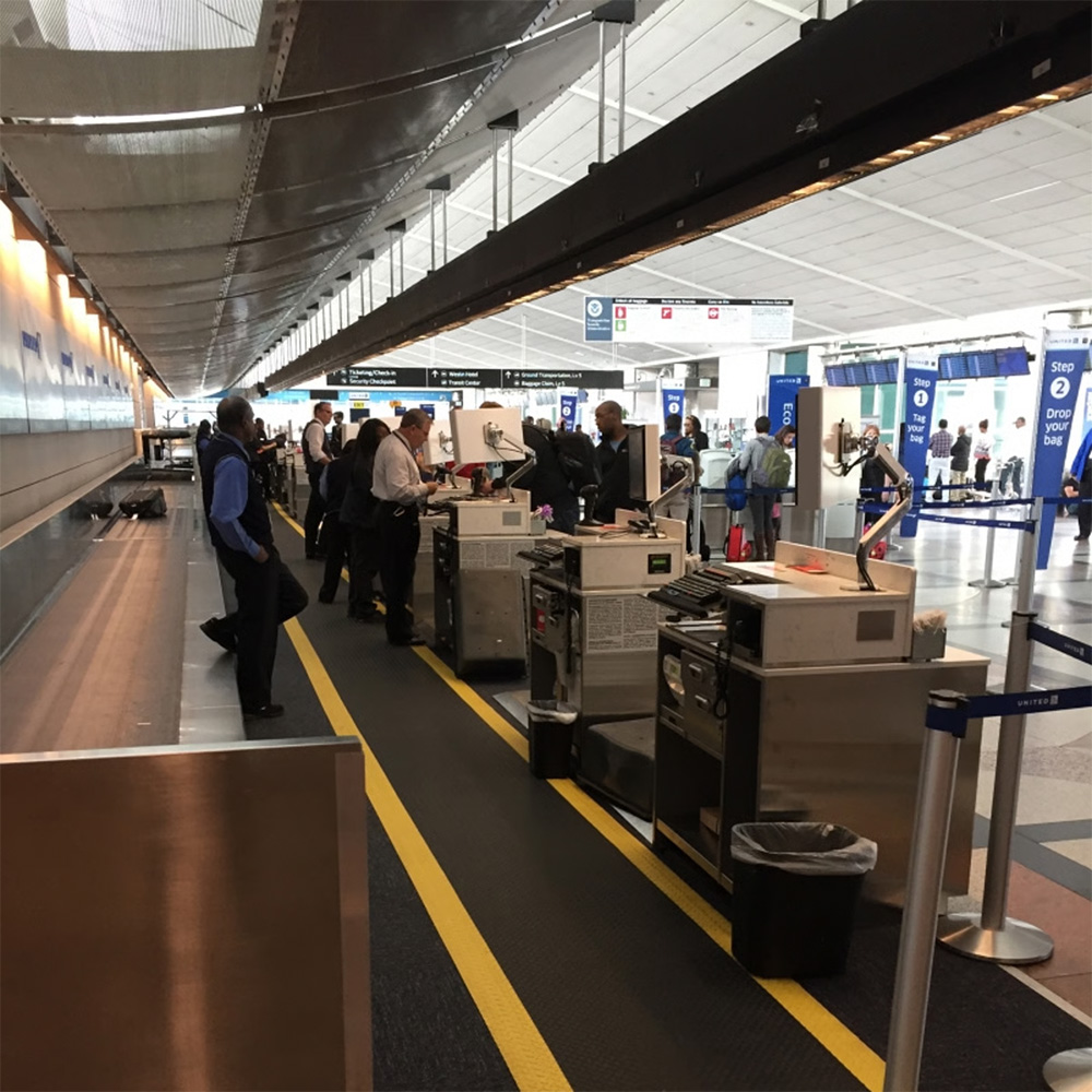 Dura Trax Ultra Anti-Fatigue Mat 3x12 ft airport baggage claim