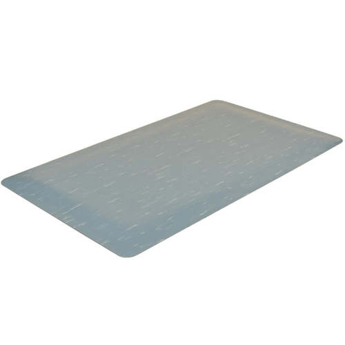 Marble Tuff Max Anti-Fatigue Mat 3x12 ft x 1 inch blue full ang.