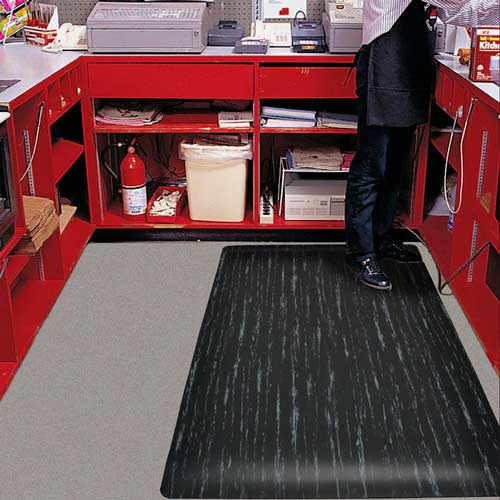 Marble Tuff Max Anti-Fatigue Mat 2x3 ft x 1 inch install.