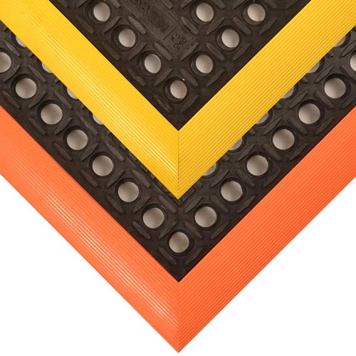 3x5 Anti-Fatigue Matting Caution Yellow