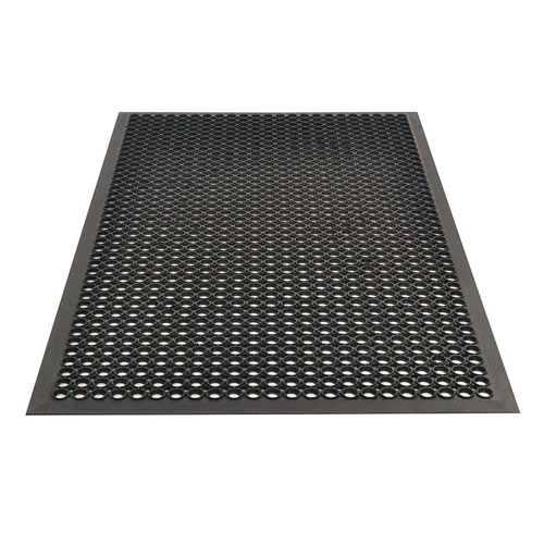 Sanitop Kitchen Mats - 3' x 3' - Black