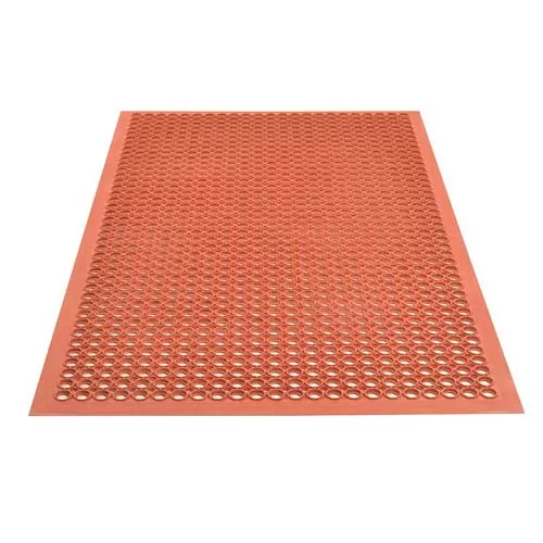 SaniTop Anti-Fatigue Mat 3X10 ft Red full tile.