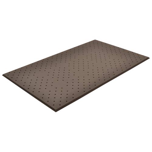 SuperFoam Perforated Anti-Fatigue Mat 3x3 ft full ang left.