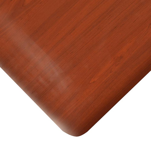 Red Cherry Wood grain anti fatigue mat