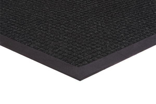 Skid-Resistant Heavy-Duty Carpet Runner - Charcoal Black - 4' x 10