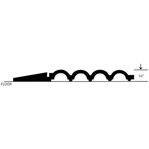 BubbleFlex Mat 3x4 Feet Fatigue Mat Side Diagram