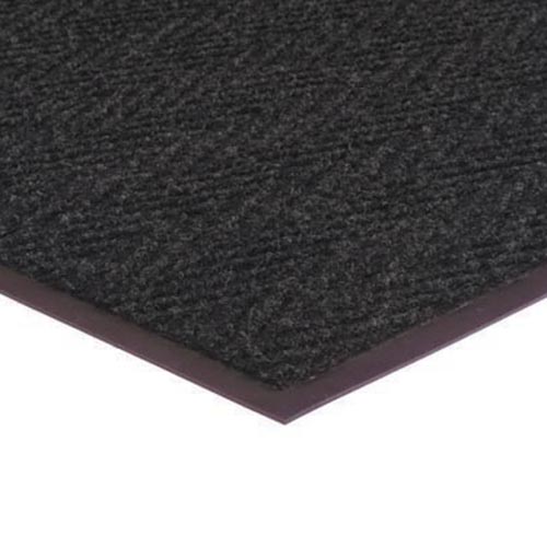 Chevron Rib 3x5 feet Reception Area Mat Charcoal