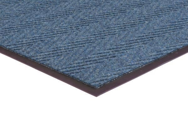 blue chevron flooring