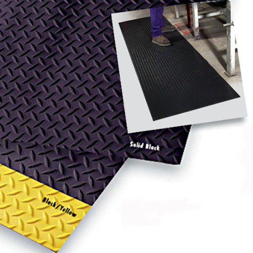 Durable Diamond Foot Runner provides incredible traction for work stations.