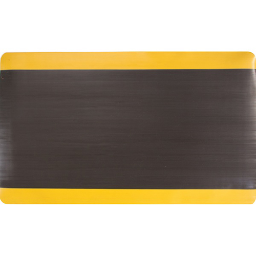 Invigorator 3x75 feet Black Yellow Work Station Mat