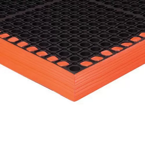 Safety TruTread 4-Sided 40x124 Inches Black/Orange