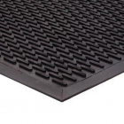 Super Grip Rubber outdoor entrance mat scrapes off dirt and debris.