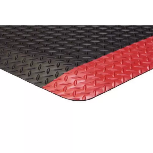 Supreme Diamond Foot Patterned 3x10 feet Red