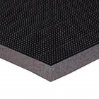 Wear resistant Trooper Rubber outdoor entrance mat is captures mud and snow.