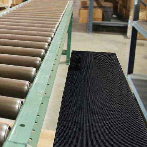 Wide-Rib Corrugated Rubber Runner Mats are Rubber Runner Mats by