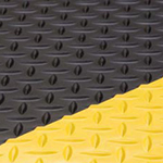 Ultimate Diamond Foot Colored Borders 2x75 feet Black Yellow Swatch