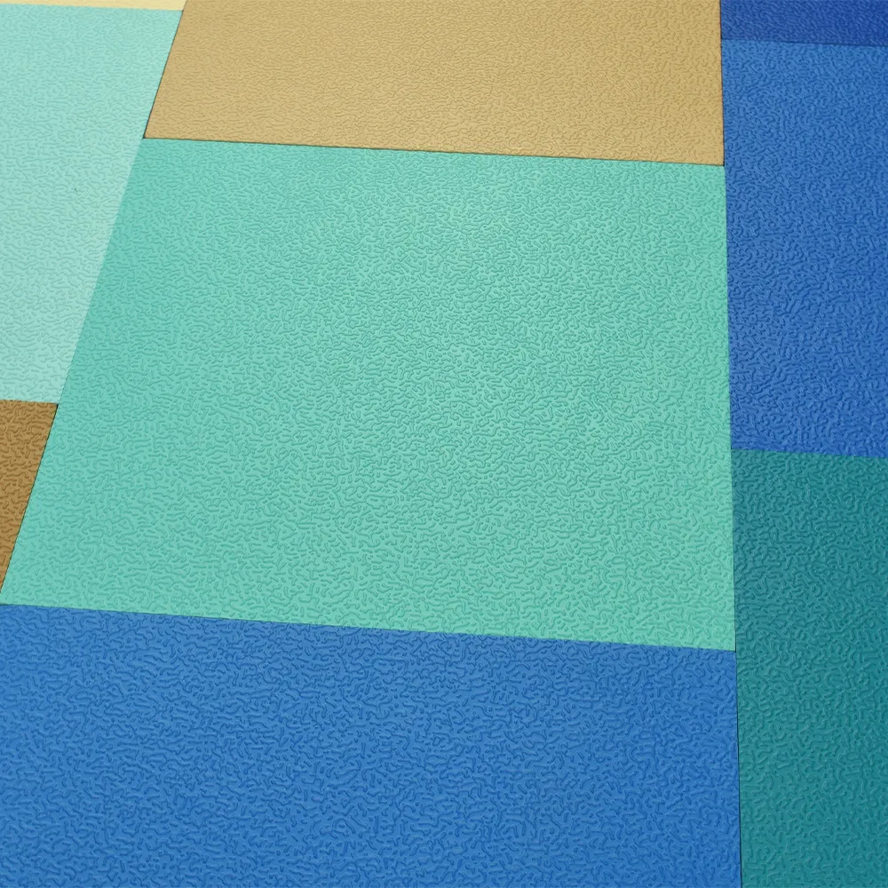 assorted aquatile colors installed