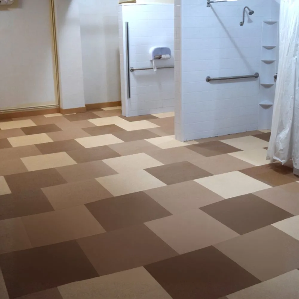 Slip Resistant Locker Room Flooring
